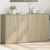 Image de vidaXL Sideboards 2 pcs. chêne Sonoma 60x31x70 cm bois composite