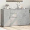 Image de vidaXL Sideboards 2 pcs. Gris béton 60x31x70 cm Bois composite