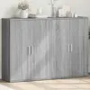 Image de vidaXL Sideboards 2 pcs. Gris Sonoma 60x31x84 cm Bois composite