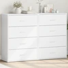 Image de vidaXL Sideboards 2 pcs. Blanc 60x31x84 cm Bois composite
