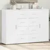 Image de vidaXL Sideboards 2 pcs. Blanc 60x31x84 cm Bois composite