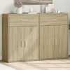Image de vidaXL Sideboards 2 pcs. chêne Sonoma 60x30x84 cm bois composite