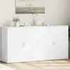 Image de vidaXL Sideboards 2 pcs. Blanc 79x38x80 cm Bois composite