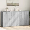 Image de vidaXL Sideboards 2 pcs. Gris Sonoma 79x38x80 cm Bois composite