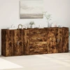 Image de vidaXL Sideboards 3 pcs. Chêne fumé Bois composite