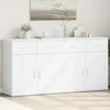 Image de vidaXL Sideboards 2 pcs. Blanc 79x38x80 cm Bois composite