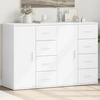 Image de vidaXL Sideboards 2 pcs. Blanc 59x39x80 cm Bois composite