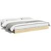 Image de vidaXL Cadre de lit sans matelas Chêne Sonoma 180x200 cm Bois composite