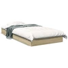 Image de vidaXL Cadre de lit sans matelas Chêne Sonoma 75x190 cm Bois composite