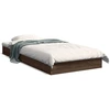 Image de vidaXL Cadre de lit sans matelas Chêne brun 75x190 cm Bois composite