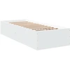 Image de vidaXL Cadre de lit blanc 90x200 cm en bois composite