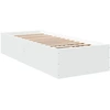 Image de vidaXL Cadre de lit blanc 90x190 cm bois composite
