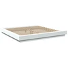 Image de vidaXL Cadre de lit blanc 180x200 cm en bois composite
