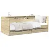 Image de vidaXL Lit de jour avec tiroirs sans matelas Chêne Sonoma 90x190 cm