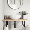 Image de vidaXL Plateau de lavabo non trait © 80x50x2 cm bois massif acacia
