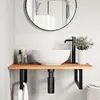 Image de vidaXL Plan de toilette huil © 100x50x2 cm bois massif acacia