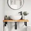 Image de vidaXL Plateau de lavabo enduit d'huile 80x40x4 cm bois massif acacia