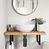 Image de vidaXL Plan de toilette huilé 100x50x4 cm bois massif acacia