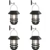 Image de vidaXL Lampes murales solaires d'extérieur 4 pcs. Blanc