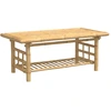Image de vidaXL Table basse 110x55x45 cm bambou