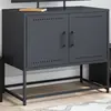 Image de vidaXL Armoire TV anthracite 68,5x39x60,5 cm Acier