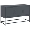 Image de vidaXL Armoire TV anthracite 100,5x39x60,5 cm Acier
