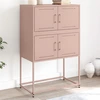 Image de vidaXL Sideboard Rosa 68,5x38,5x107 cm Acier