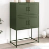 Image de vidaXL Sideboard vert olive 68,5x38,5x107 cm acier