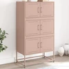 Image de vidaXL Sideboard Rosa 68,5x38,5x123,5 cm Acier