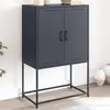 Image de vidaXL Highboard Anthracite 68,5x38,5x107 cm Acier