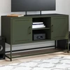 Image de vidaXL Highboard blanc 36x39x107 cm acier