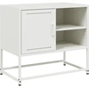 Image de vidaXL Armoire TV vert olive 100,5x39x60,5 cm Acier