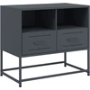 Image de vidaXL Armoire TV anthracite 68x39x60,5 cm Acier