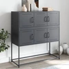 Image de vidaXL Sideboard Anthracite 100,5x39x107 cm Acier