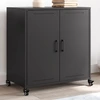 Image de vidaXL Sideboard noir 68x39x72 cm acier