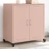 Image de vidaXL Buffet rose 68x39x72 cm Acier