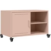 Image de vidaXL Armoire TV rose 68x39x43,5 cm Acier