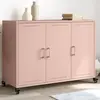 Image de vidaXL Sideboard Rosa 100,5x39x72 cm Acier