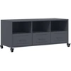 Image de vidaXL Armoire TV anthracite 100,5x39x43,5 cm Acier