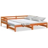 Image de vidaXL Lit de jour extensible sans matelas 90x190 cm bois massif