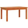 Image de vidaXL Table basse brun cire 80x50x40 cm pin massif