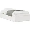 Image de vidaXL Lit en pin massif sans matelas blanc 90x190 cm
