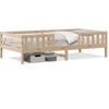 Image de vidaXL Lit en bois massif sans matelas 90x190 cm pin