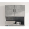 Image de vidaXL Armoire murale gris béton 70x42,5x40 cm Bois composite