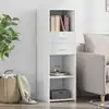 Image de vidaXL Highboard blanc 40x42,5x124 cm Bois composite