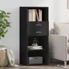 Image de vidaXL Highboard noir 50x42,5x124 cm Bois composite