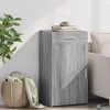 Image de vidaXL Sideboard Gris Sonoma 50x42,5x93 cm Matériau dérivé du bois