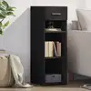 Image de vidaXL Sideboard Noir 30x42,5x93 cm Bois composite