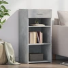 Image de vidaXL Sideboard gris béton 45x42,5x93 cm Bois composite