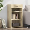 Image de vidaXL Sideboard chêne Sonoma 50x42,5x93 cm Matériau dérivé du bois